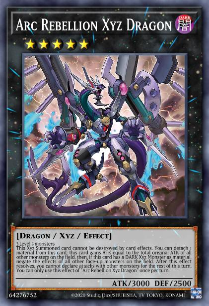 Arc Rebellion Xyz Dragon Card Image