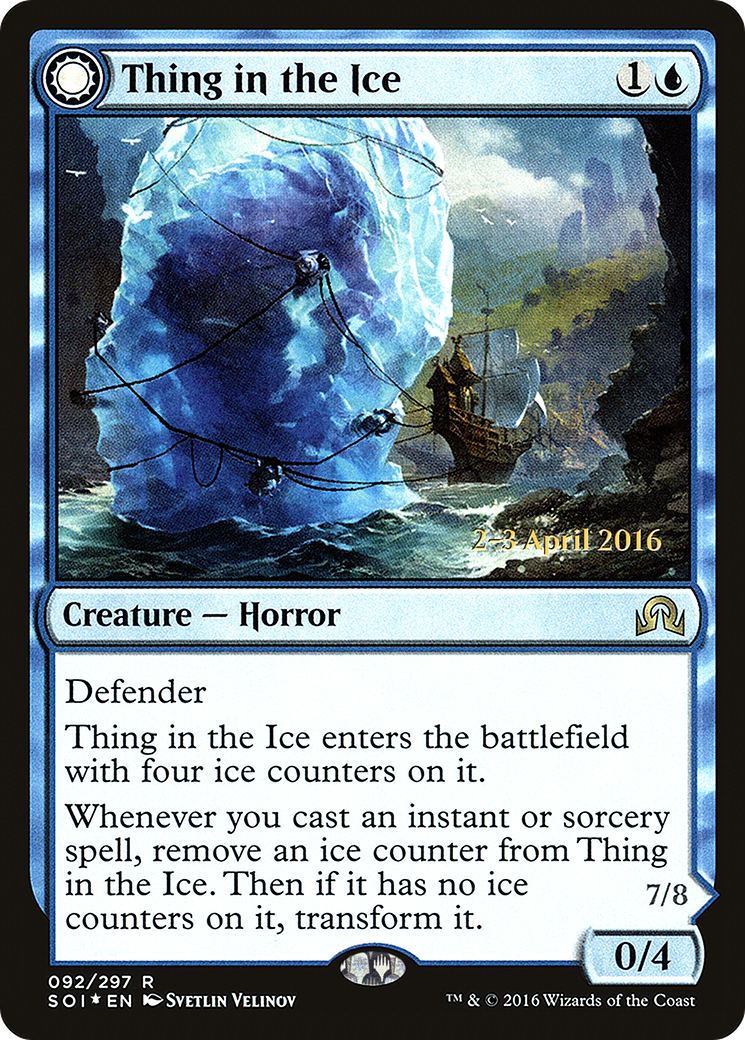 Thing in the Ice // Awoken Horror Card Image