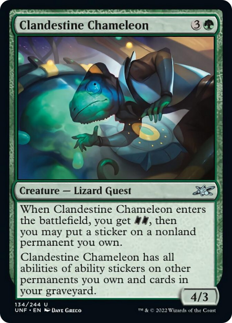 Clandestine Chameleon Card Image