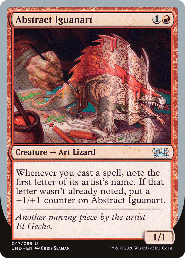 Abstract Iguanart Card Image