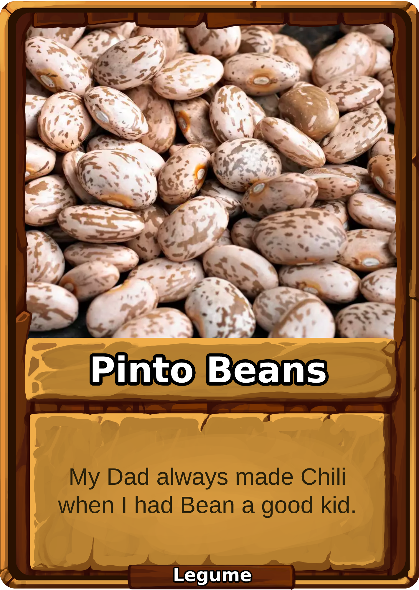 Pinto Beans Card Image