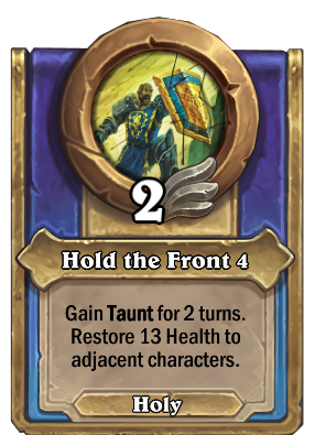 Hold the Front 4 Card Image