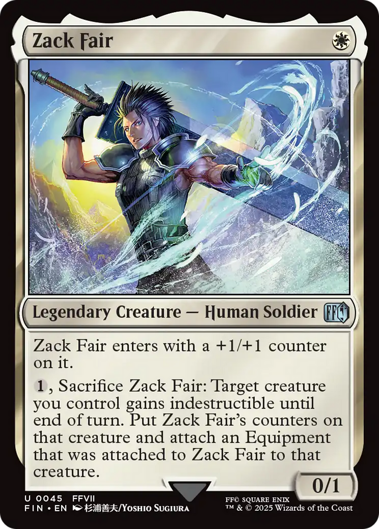 Zack Fair Card Image