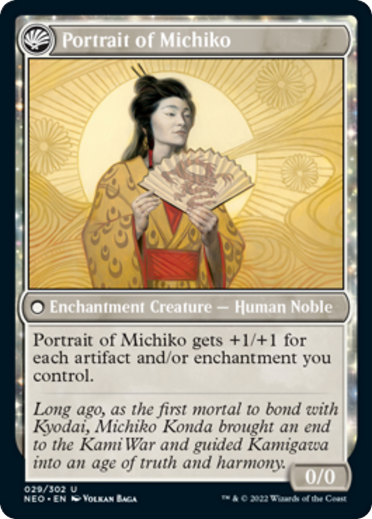 Michiko's Reign of Truth // Portrait of Michiko Card Image