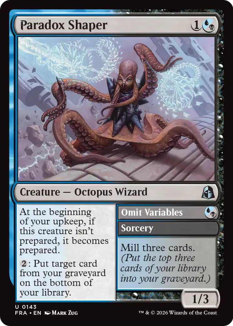Omit Variables Magic: The Gathering card