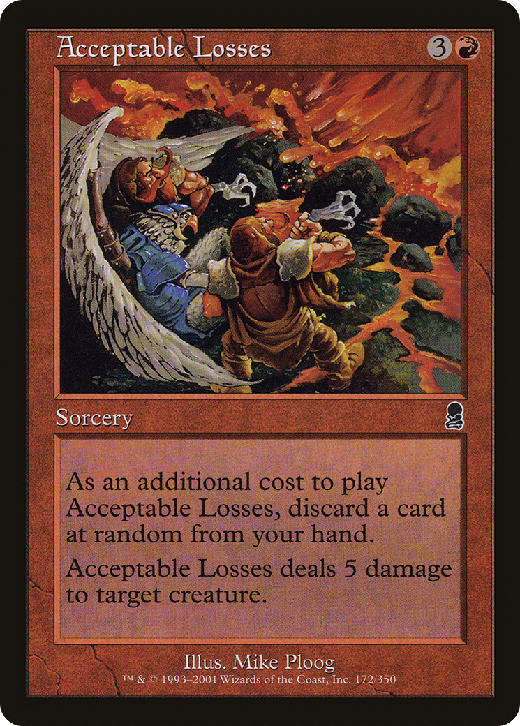 Acceptable Losses Card Image