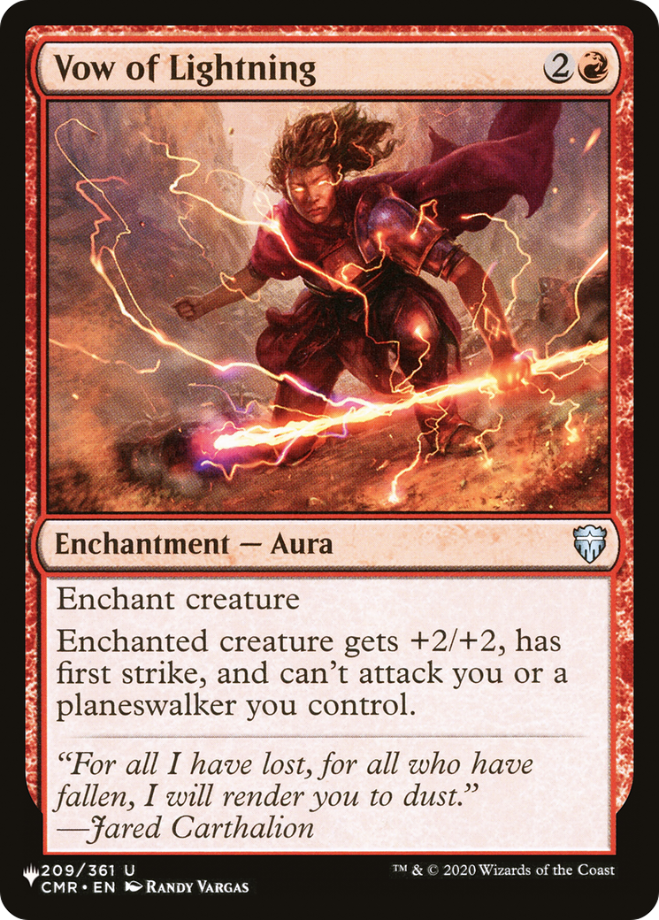 Vow of Lightning Card Image