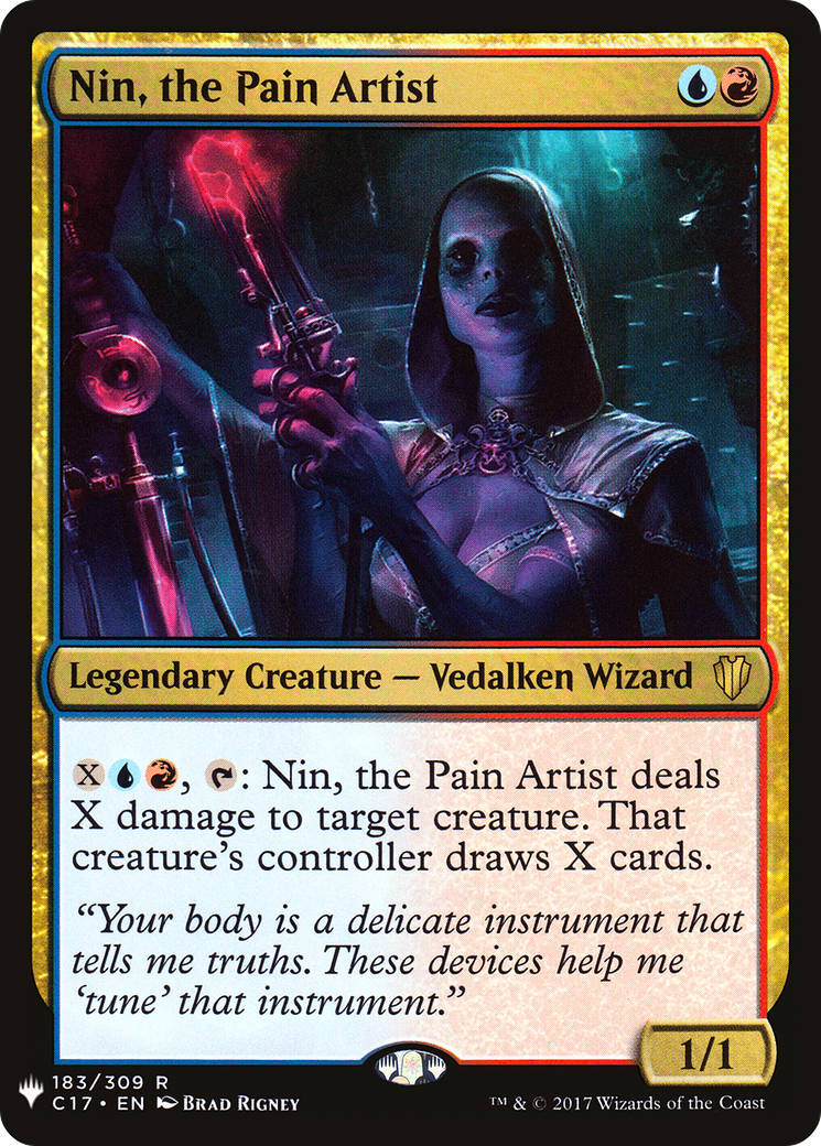 Nin, the Pain Artist Card Image