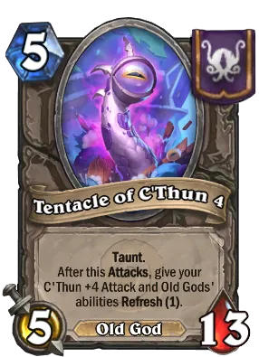 Tentacle of C'Thun 4 Card Image