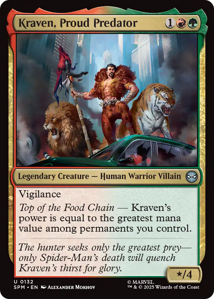 Kraven, Proud Predator Card Image