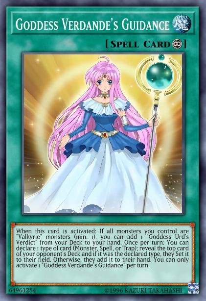 Goddess Verdande's Guidance Card Image