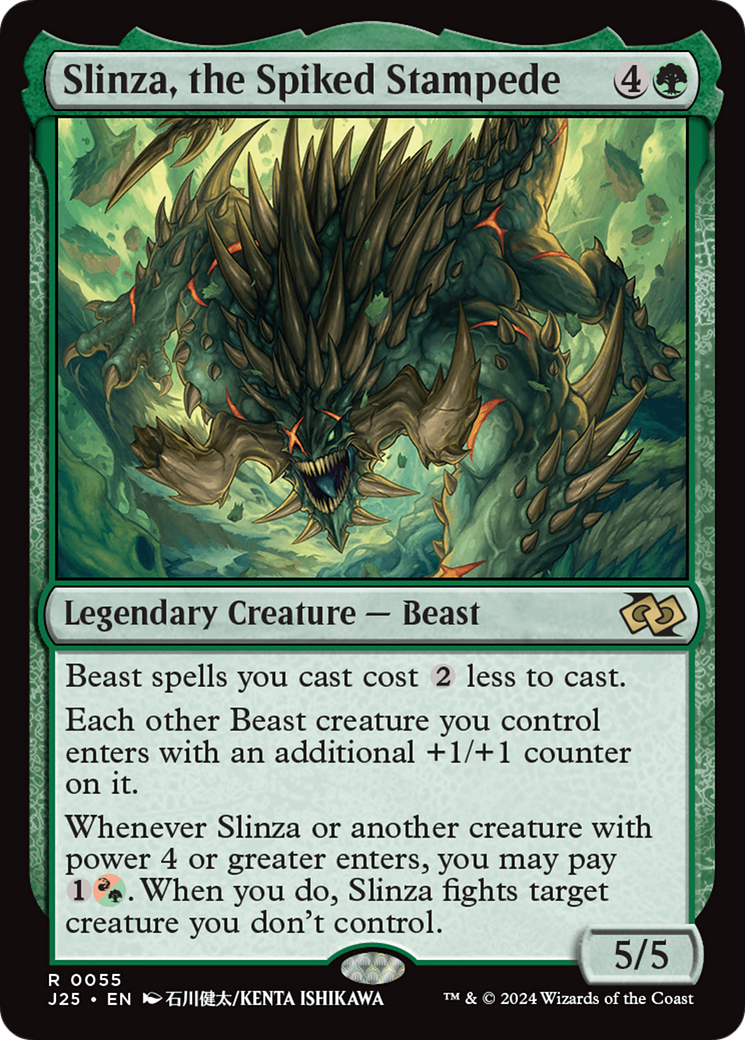 Slinza, the Spiked Stampede Card Image