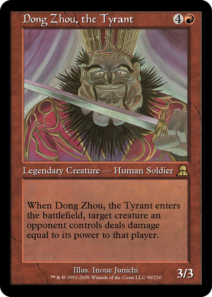 Dong Zhou, the Tyrant Card Image