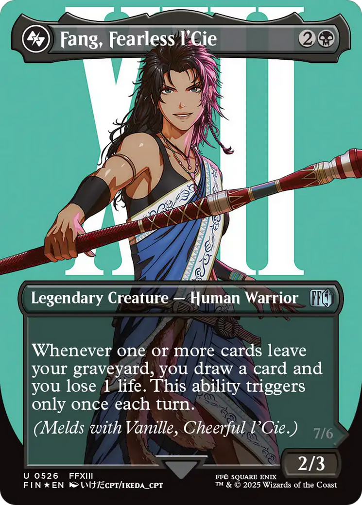 Fang, Fearless l'Cie // Ragnarok, Divine Deliverance Card Image