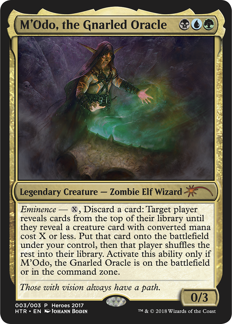 M'Odo, the Gnarled Oracle Card Image