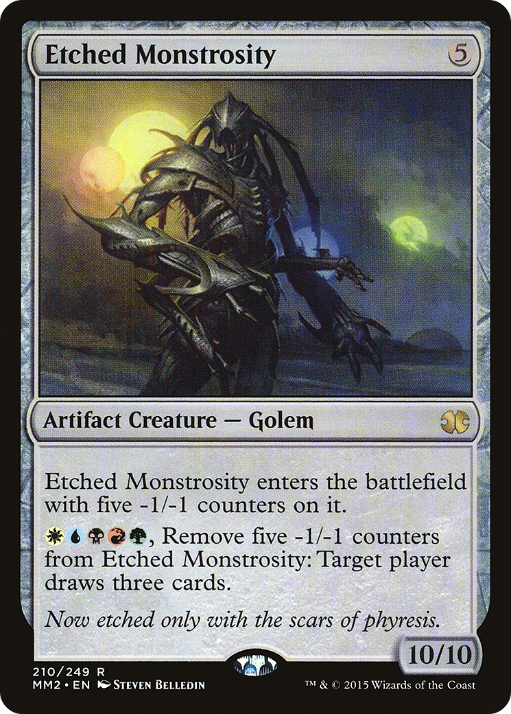 Etched Monstrosity Card Image