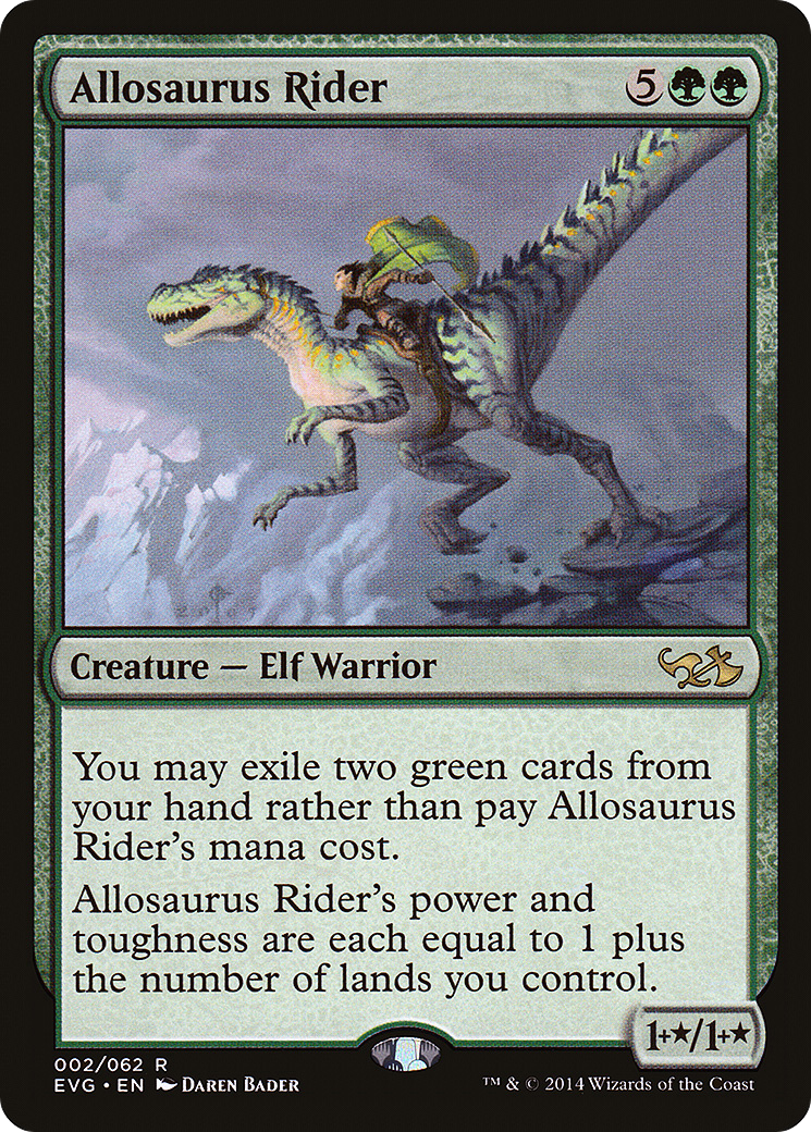 Allosaurus Rider Card Image