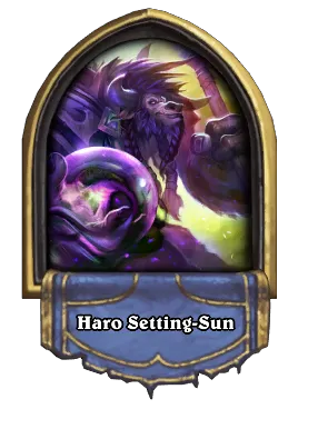 Haro Setting-Sun Card Image