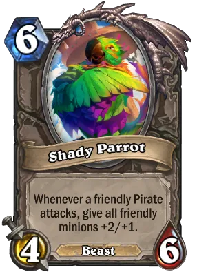 Shady Parrot Card Image