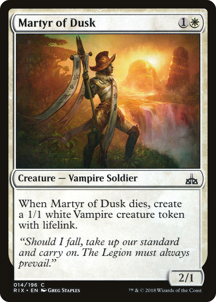 Martyr of Dusk Card Image