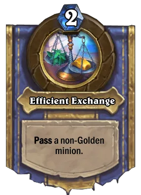 Efficient Exchange Card Image