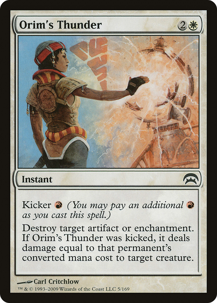 Orim's Thunder Card Image