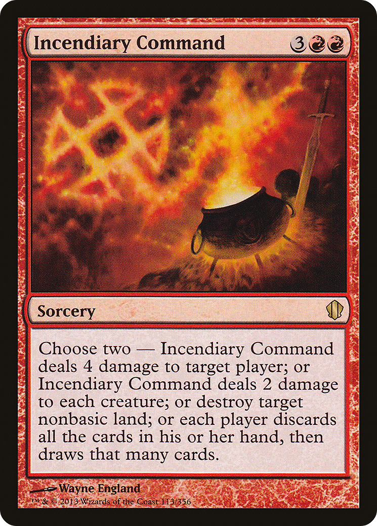 Incendiary Command Card Image