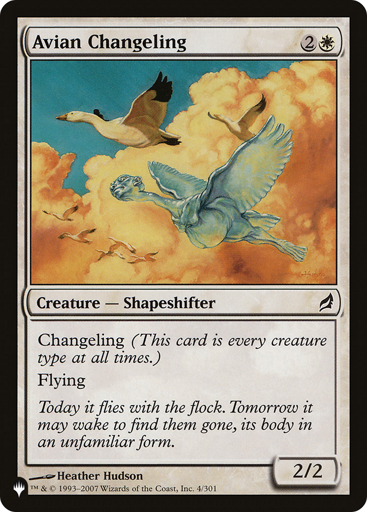 Avian Changeling Card Image