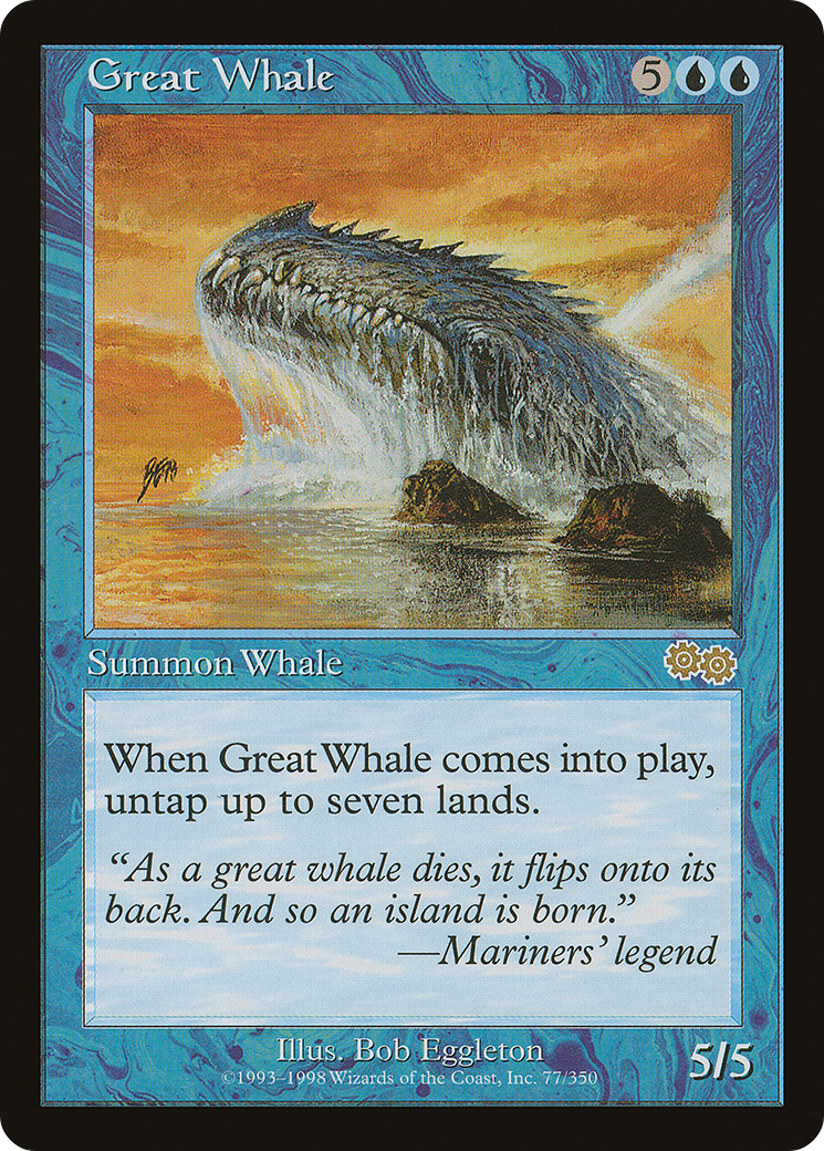 Great Whale Card Image