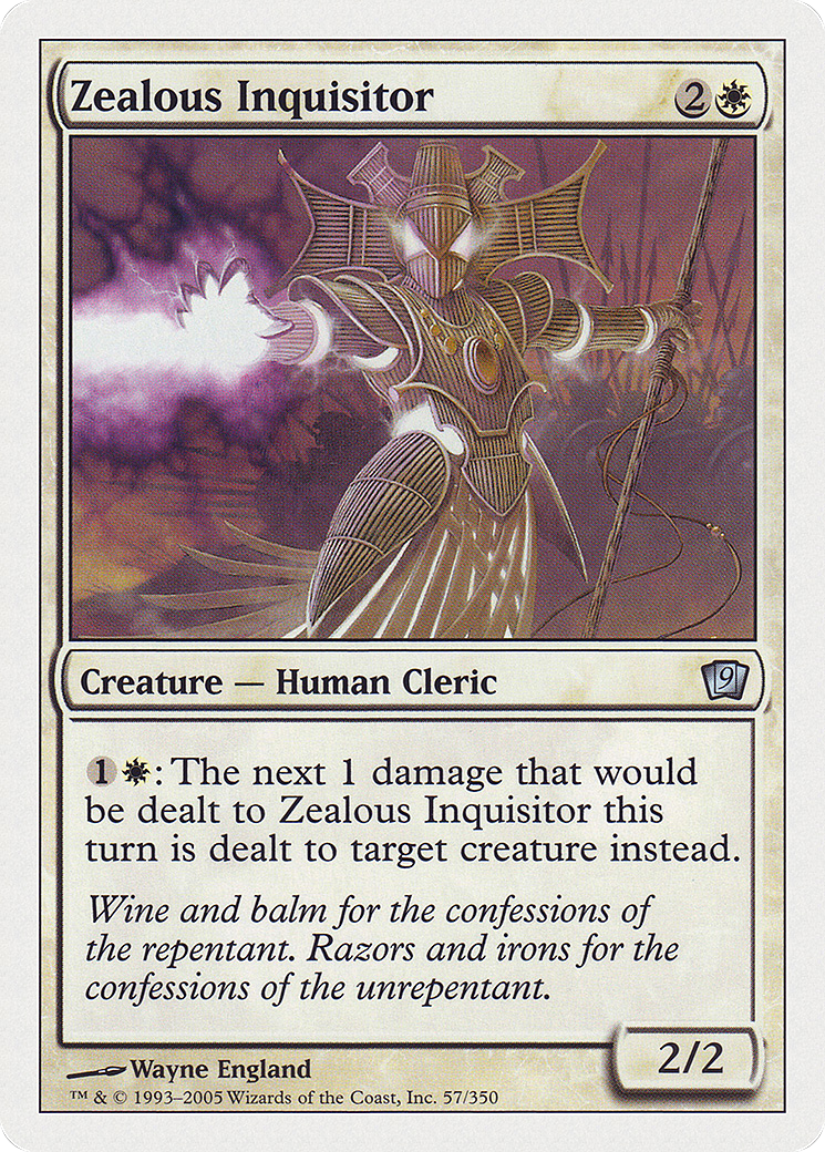 Zealous Inquisitor Card Image