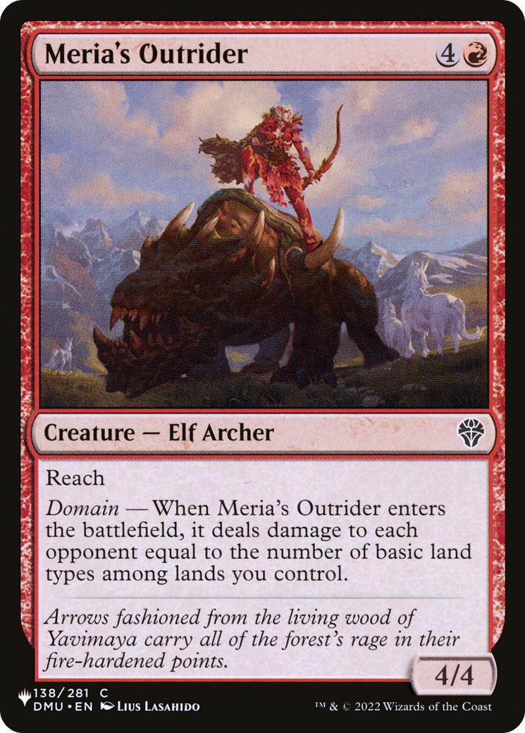 Meria's Outrider Card Image