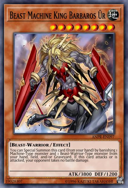 Beast Machine King Barbaros Ür Card Image