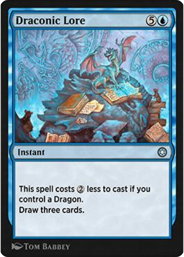 Draconic Lore Card Image