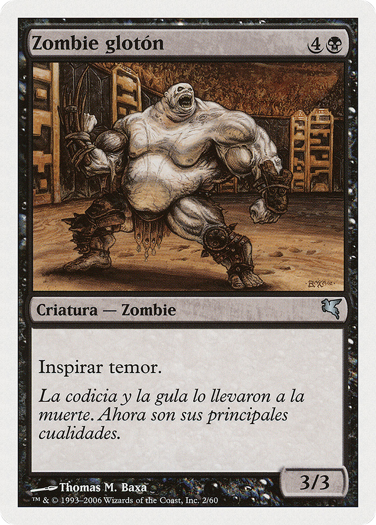 Gluttonous Zombie Card Image