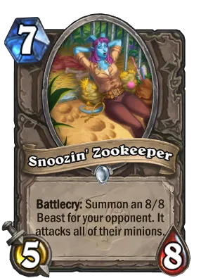 Snoozin' Zookeeper Card Image