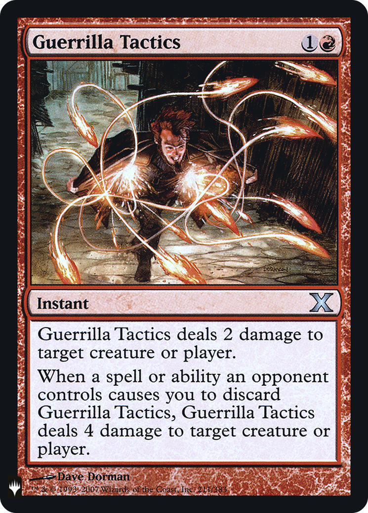 Guerrilla Tactics Card Image