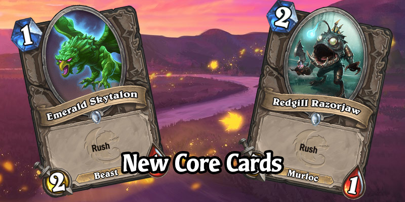 Blizzard Reveals the Two New Core Card Replacements - Emerald Skytalon & Redgill Razorjaw