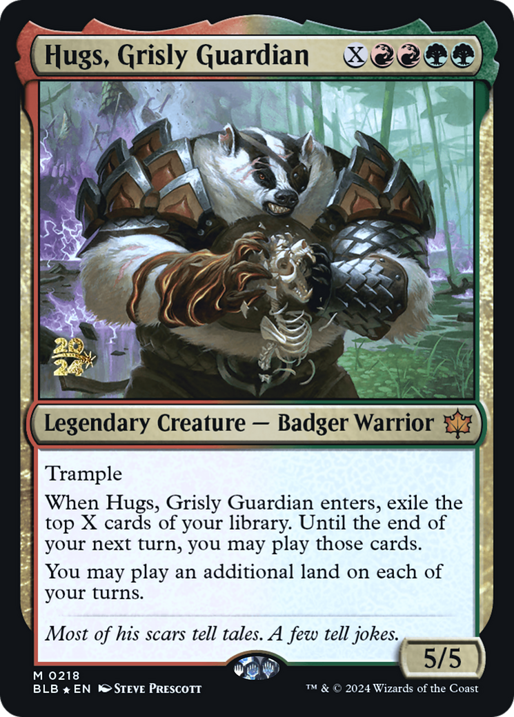 Hugs, Grisly Guardian Card Image