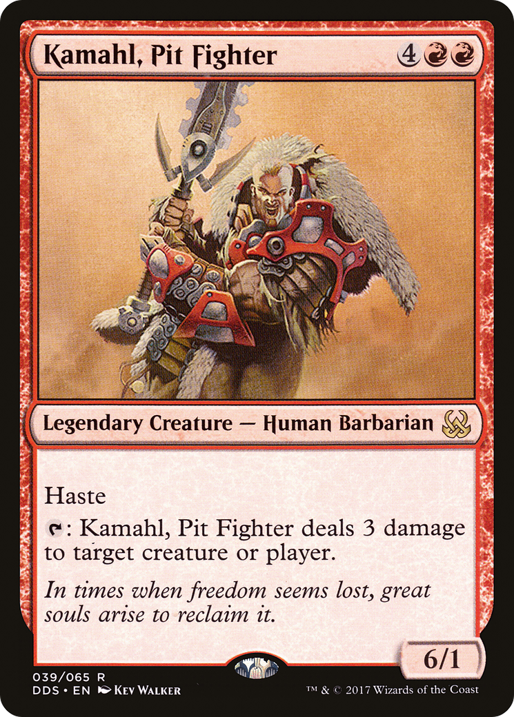 Kamahl, Pit Fighter Card Image