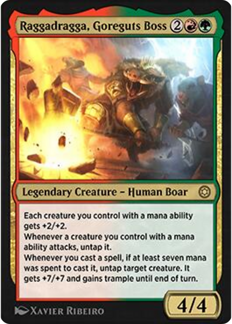 Raggadragga, Goreguts Boss Card Image