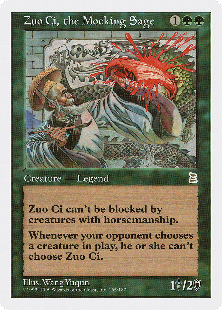 Zuo Ci, the Mocking Sage Card Image