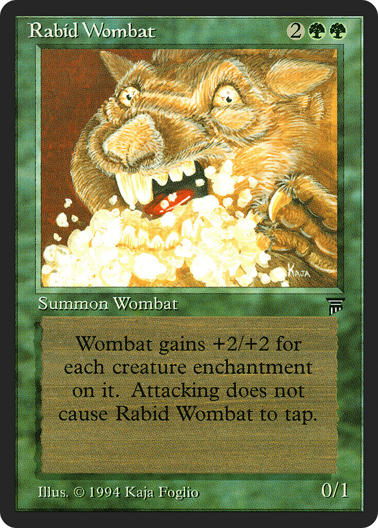 Rabid Wombat Card Image