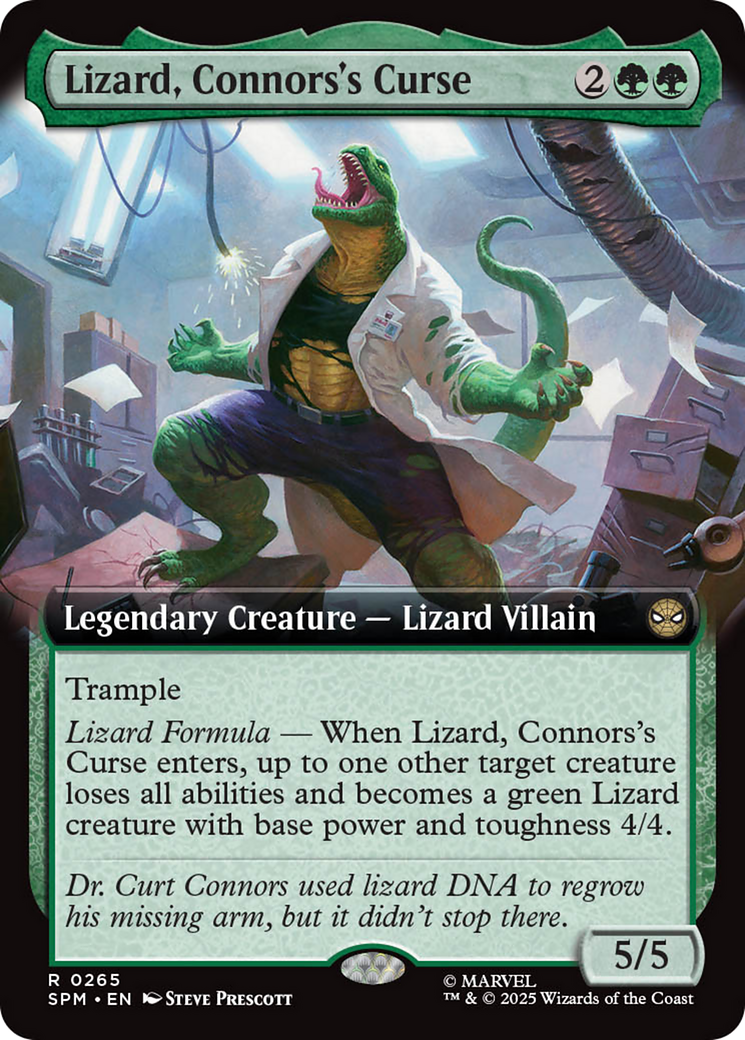 Lizard, Connors's Curse Card Image
