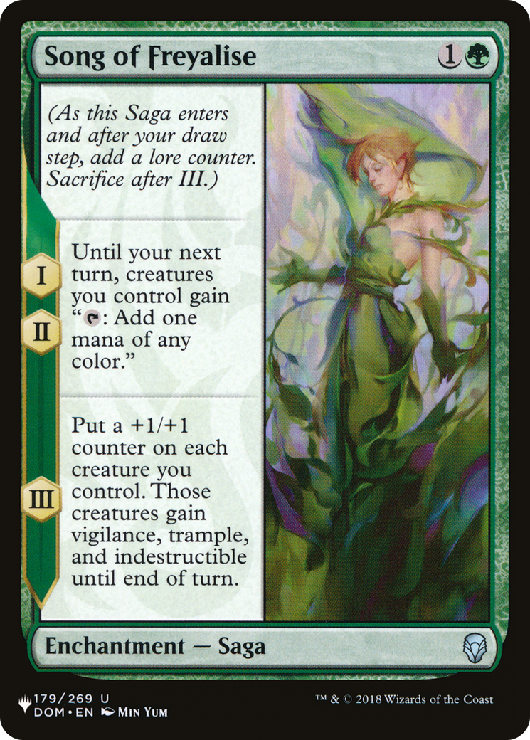 Song of Freyalise Card Image