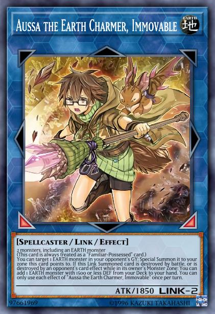 Aussa the Earth Charmer, Immovable Card Image