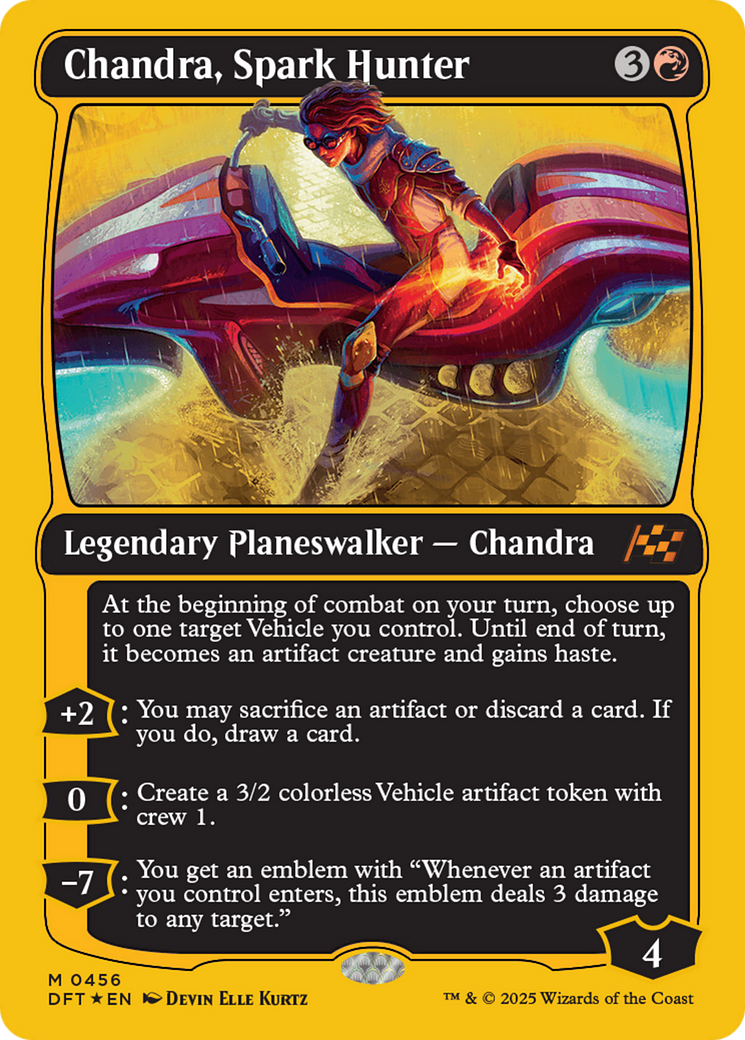 Chandra, Spark Hunter Card Image
