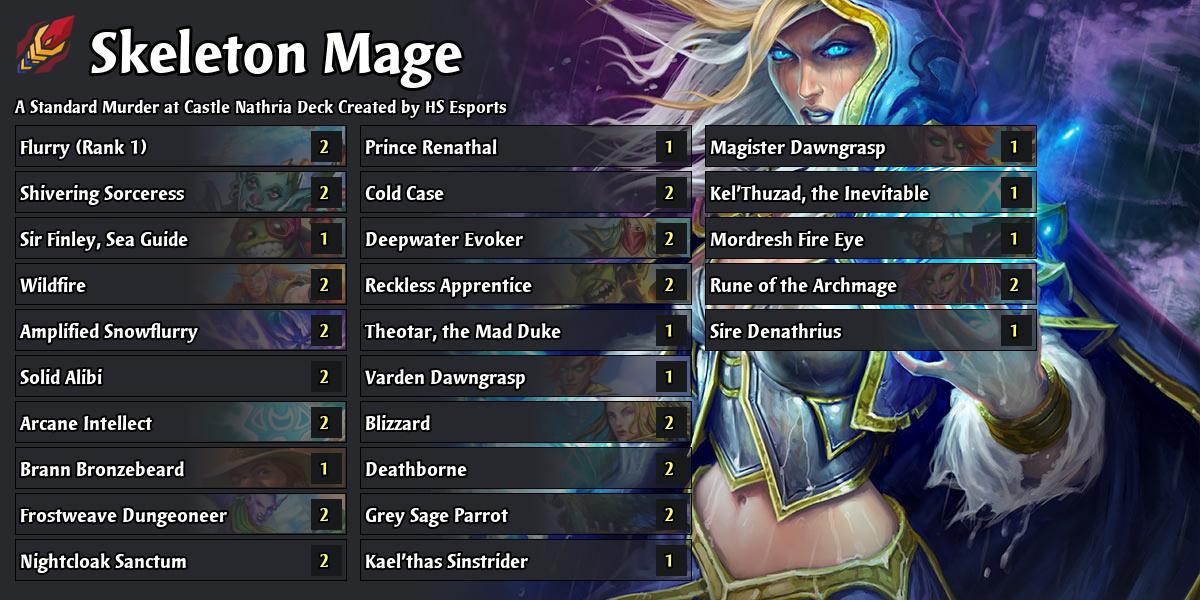 Posesi Posesi's Spooky Mage - Murder at Castle Nathria Hearthstone Decks - Out ...