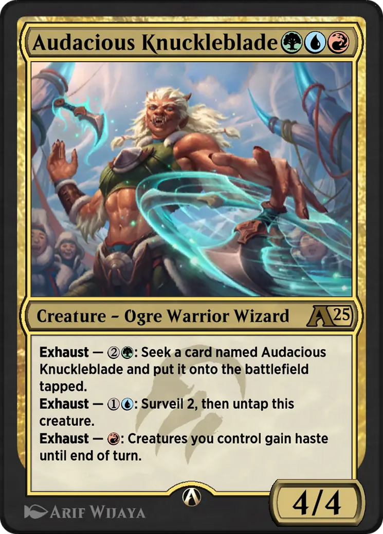 Audacious Knuckleblade Card Image