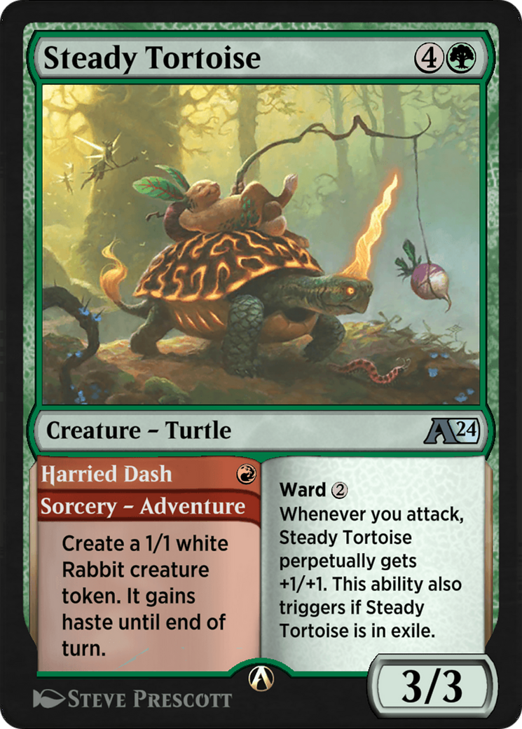 Steady Tortoise // Harried Dash Card Image