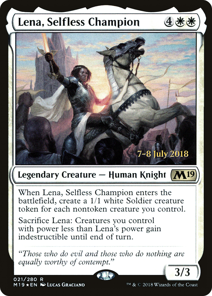 Lena, Selfless Champion Card Image